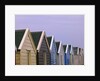 Beach huts in a row, close-up by Assaf Frank